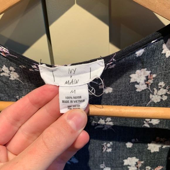 Floral Spring mini Dress - Picture 3 of 3